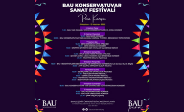 BAU Konservatuvar Sanat Festivali Gerçekleşti